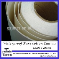 Glossy Pure Cotton no waterproof Art Canvas -inkjet fabric